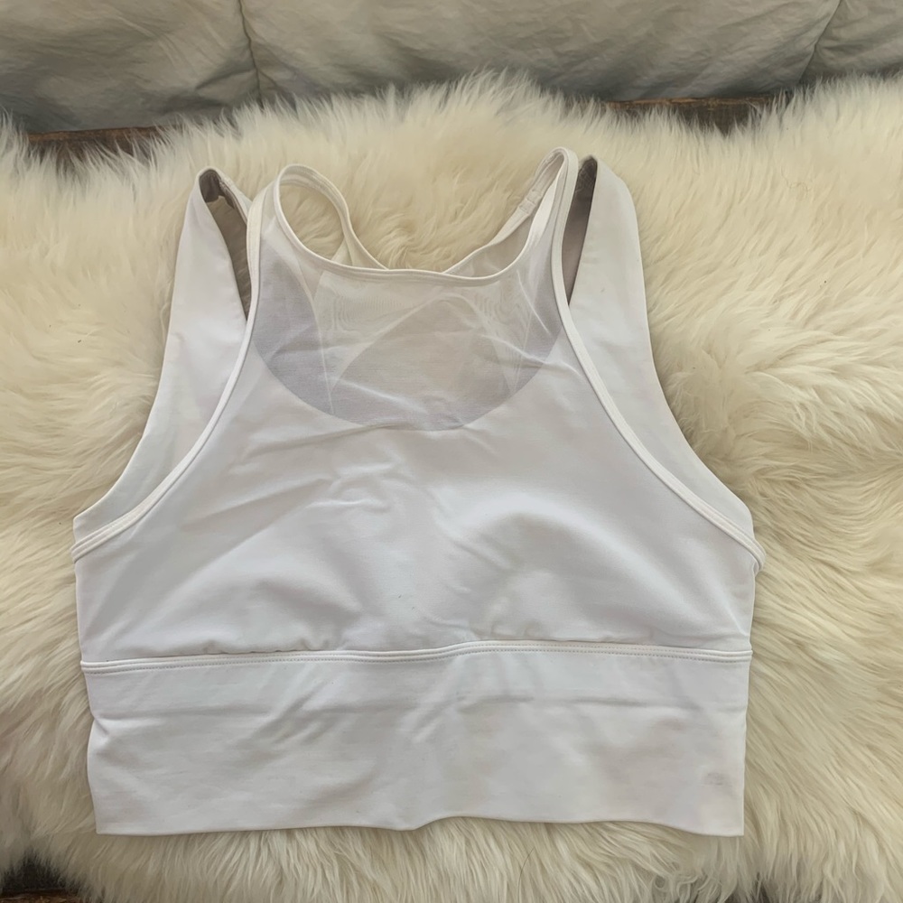 Lululemon white mesh bra